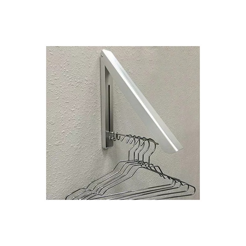 Huji Retractable Instant Closet Organization Storage System Clothes Rack With