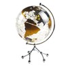 Golden Earth Globe, Globe Diam. 20 cm/7.9 inches, World Map,