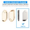 QBUC for Kia Key fob Cover, 5 Buttons Smart Key