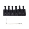 6 Pcs Electric Guitar Bridge Saddle Standard Zinc Alloy Guitar