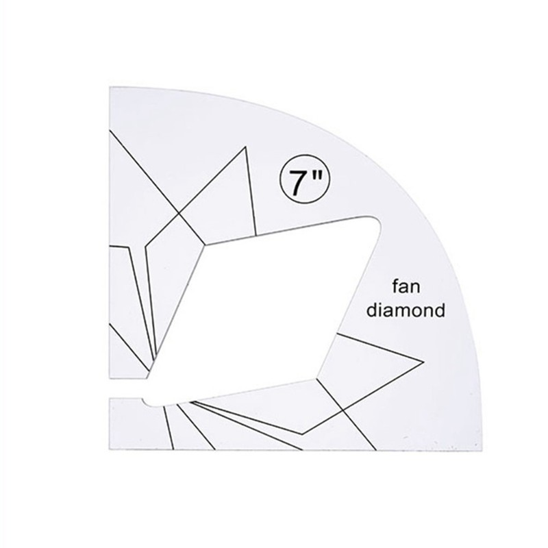 11 Pcs DIY Quilting Template Set Domestic Sewing Acrylic Templates