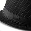 Faletony Unisex Classic Manhattan Structured Gangster Trilby Fedora Hat Black