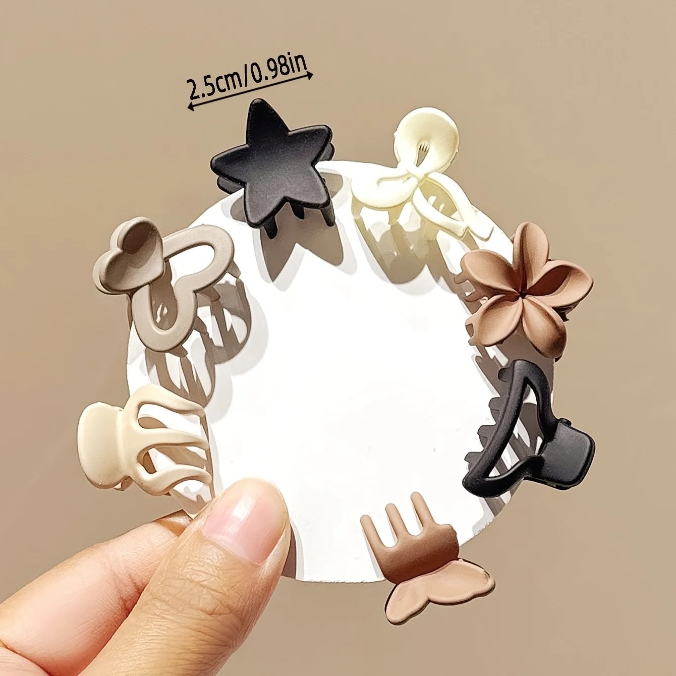 30pcs beige mixed