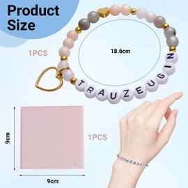 Bzzerumy Maid of Honour Bracelet - Will You Be My Maid of Honour? Gift with Emotional Meaning for the Special Bridesmaid