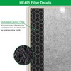 NXBHG HE401 Filter Replace for Shark Air Purifier 4 Replacement,