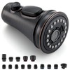 Kitchen Faucet Replacement Spray Head - with 15 Adapters, Pull