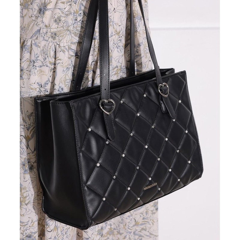 【ALTROSE】Tote Bag, Large Capacity, Oversized, 2-Way, Shoulder Bag, Zippered, Lightweight,