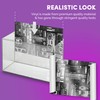 Fish Tank Background 90x45cm BW - Radios Cassette Player Retro