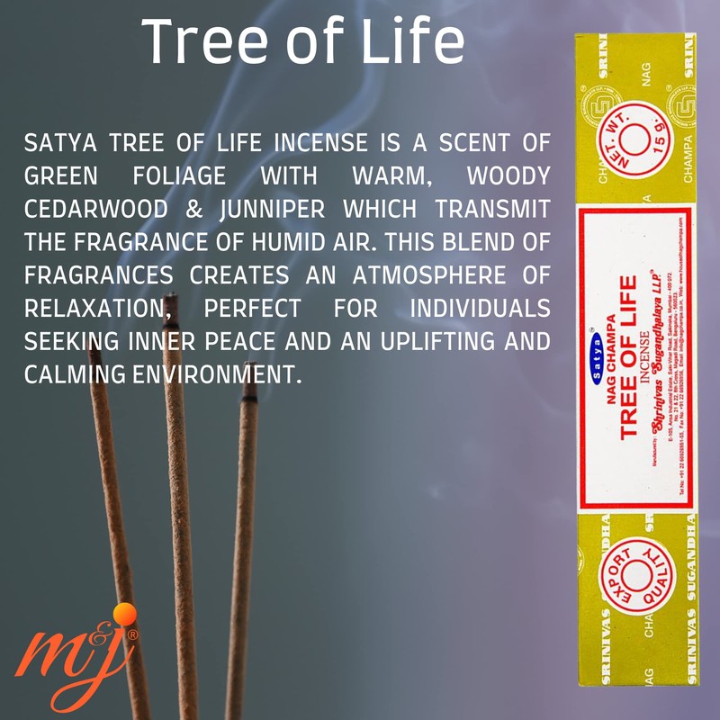 Original Satya Nag Champa Tree Of Life Incense Sticks |