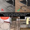 Pack of 8 Chair Gliders, Cantilever Chair Gliders for Tiles,