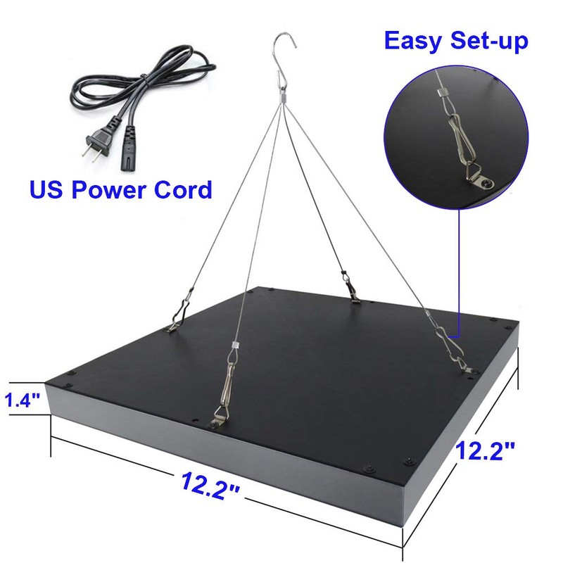 Osunby LED Grow Light 75W UV IR Growing Lamp for