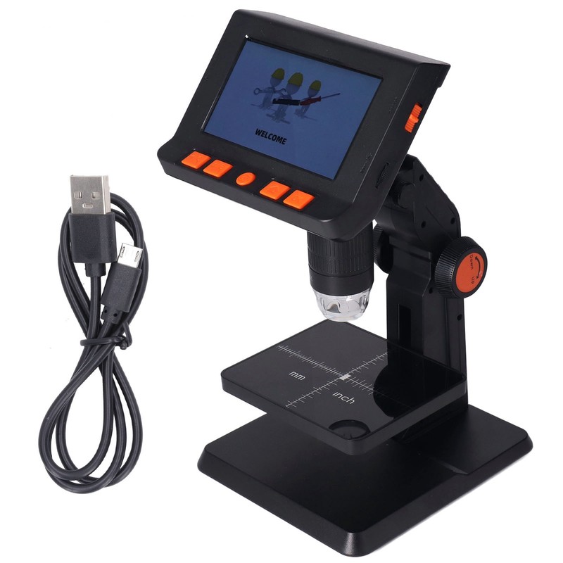 Portable HD Desktop Electronic Digital Microscope 1000x 4.3Inch LCD Digital