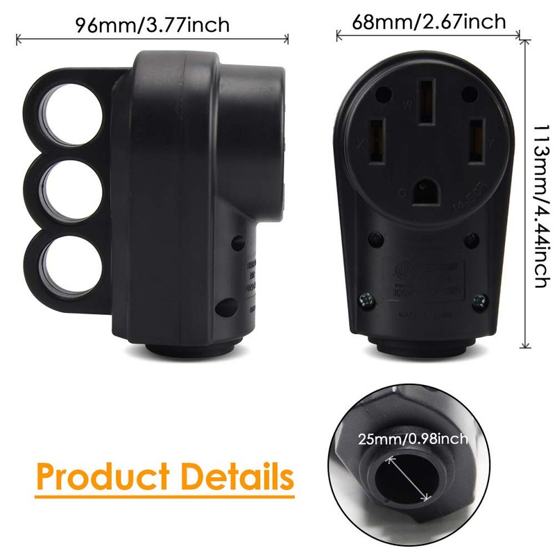 OPL5 RV 50 Amp Female Plug Heavy Duty 50 Amp