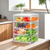 ZLLZUU Bread Box for Kitchen Countertop Pastry Display Case 4