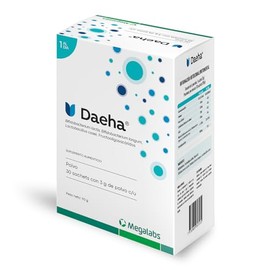 DAEHA Suplemento Probiótico con Mezcla de Lactobacilos | Bifidobacterias | Apoyo a la Microbiota Intestinal | Bienestar de la Piel | 30 Sachets