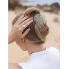 Purelei® Seafoam Shell Look Hair Claw - Large Hair Claw