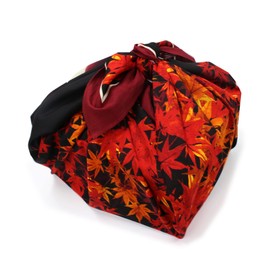Furoshiki Japanese Traditional Wrapping Handkerchief & Bento Wrapping in Japan Gifts Souvenir (Autumn Moon and Red Leaves)