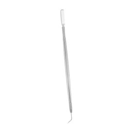 Healeved Ergonomic Handle Lash Brush Stainless Steel Eyelash Separator Tool for Lash Lift Makeup Eyelash Brush Eyebrow Spoolie