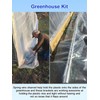 hannger 40 PCS 3.28FT Greenhouse Wiggle Spring Wire and Lock