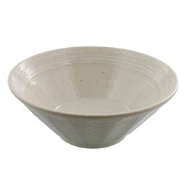 テーブルウェアイースト どんぶり 粉引 しのぎ刷毛目 6.3ラーメンどんぶり(19.7cm) 2個セット 丼ぶり 丼 ボウル 麺鉢 盛り鉢 (粉引, 6.3 ラーメンどんぶり)