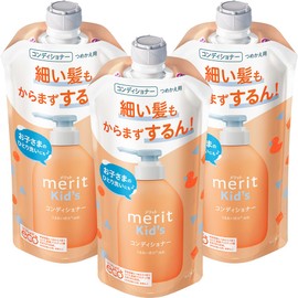 Merit Benefits Kids Conditioner Refill 9.0 fl oz (285 ml), Set of 3