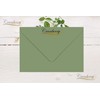 C6 / A6 Olive Green Envelopes x 25 Pack 114mm