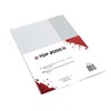TOP-2000 Book Covers DIN A4 Transparent Crystal Clear Recyclable Polypropylene 0.09 mm Extra Strong Pack of 5