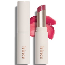 HINCE Mood Enhancer Lip Glow, Moisturizing Lip Balm with Shea Butter & Sweet Almond, Non-Sticky and Long-lasting Tinted Lip Tint with Buttery Balm Texture for Neutral Color 0.2oz. (1, LET ME DEW, 06)