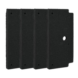 Fleymu Set of 4 12022801 Dryer Filter for Bosch Siemens Heat Pump Dryer, 292 x 142 x 19 mm Filter Mat, Tumble Dryer Base Filter, Foam Filter, Sponge Filter Replacement