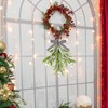Decoración de muérdago – Decoración navideña de muérdago, lazo a