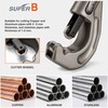 Super B Tubing Cutter- Pipe Cutter Tool 1/4"-1-1/2"OD -Copper, Aluminum,