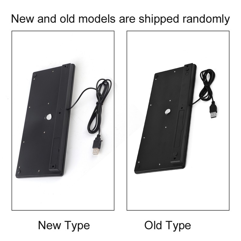 78 Keys Ultra Thin Mini USB Wired Keyboard for Desktop