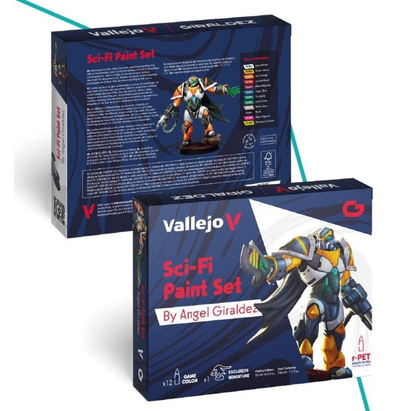 Vallejo Sci-Fi Paint Set by Ángel Giráldez
