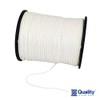 1/8" (#4) X 1000 ft Low -Stretch Solid Braid Industrial