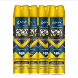 Above Antiperspirant Deodorant (Sport Energy Men - 4 Units)
