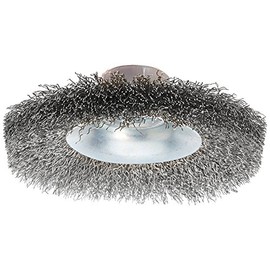 Silverline 450322 Stainless Steel Crimp Bevel Brush 100 mm - M14