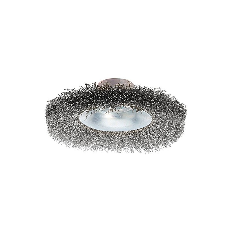 Silverline 450322 Stainless Steel Crimp Bevel Brush 100 mm -