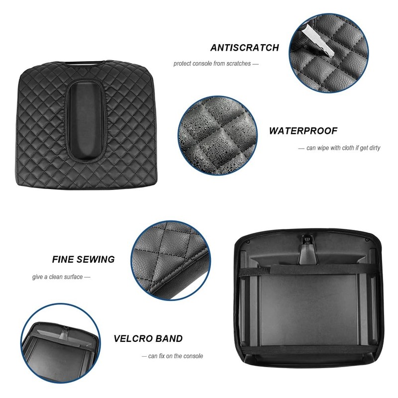 DEYTOP Center Console Cover for Chevy Silverado & Sierra 2014-2018