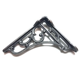 knobs and knockers A Pair of Small Classic Victorian Scroll Shelf Brackets 4 Inch Bracket Cast Iron