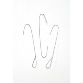 Darice Silver, Ornament Hangers, 2.5 Inches, 50 Pack, One Size