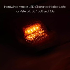 Pro LED 6049A Amber LED Clearance Marker Light - Replaces Peterbilt P54-6049-003