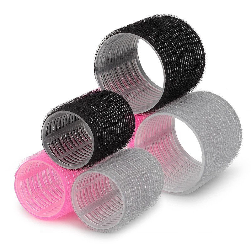 38Pcs Jumbo Size Hair Rollers with Free Large Cosmetic Bag,12