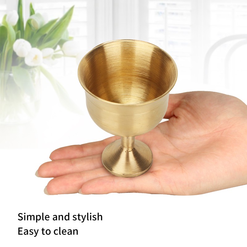 Brass Wine Goblet Exquisite Elegant Drinking Wine Cup Decoration Collection