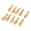 dophee 10Pcs 0.5-3.2mm Brass Collet Nut Adapter, Shank Dia 4.3mm