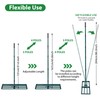 Lawn Leveling Rake,Stainless Steel Lawn Leveler with 30”x10” Ground Plate,