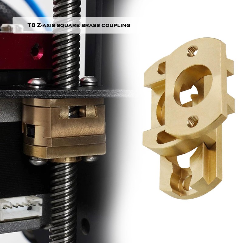 ECSiNG 18mm Square Brass Coupling Square Brass Coupling 3D Printer