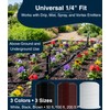 DBR Tech® 1/4 Drip Irrigation Tubing, 200 Feet, Flexible PVC