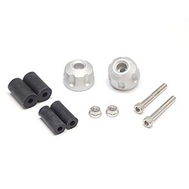 Active 60800233M Aluminum Bar End Revolver, Matte Silver, φ33-L22.5