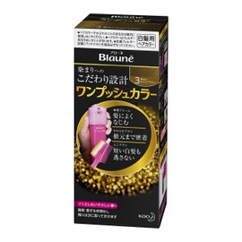 Blaune One Push Color 3, Bright Light Brown, 2.8 oz (80 g), Quasi-Drug, 1 Piece (x 1)