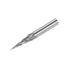 sourcing map Tapered Ball Nose End Mill, Uncoated Solid Carbide
